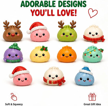 🔥Last Day Promotion 49% OFF🔥 - 2026 Christmas Mini Squishies Advent Calendar-24 Days of Squishy Christmas Surprises 🎄