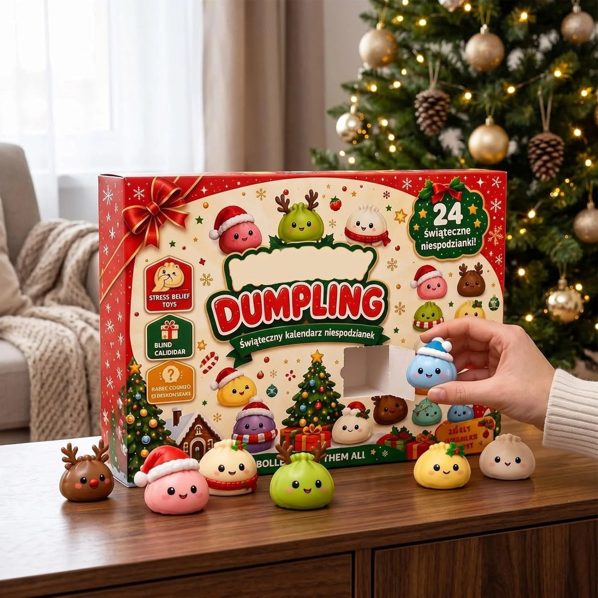 🔥Last Day Promotion 49% OFF🔥 - 2026 Christmas Mini Squishies Advent Calendar-24 Days of Squishy Christmas Surprises 🎄