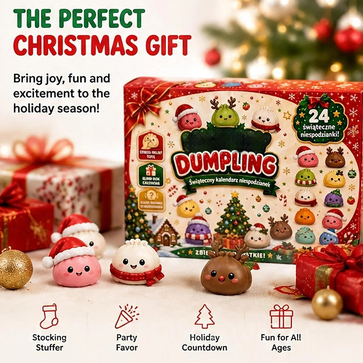 🔥Last Day Promotion 49% OFF🔥 - 2026 Christmas Mini Squishies Advent Calendar-24 Days of Squishy Christmas Surprises 🎄
