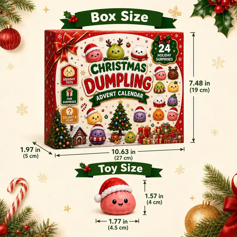 🔥Last Day Promotion 49% OFF🔥 - 2026 Christmas Mini Squishies Advent Calendar-24 Days of Squishy Christmas Surprises 🎄