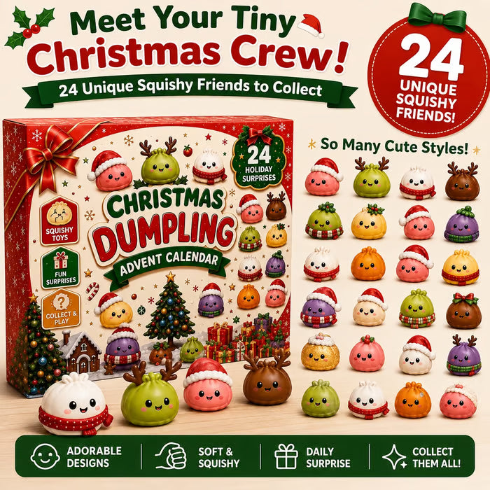 🔥Last Day Promotion 49% OFF🔥 - 2026 Christmas Mini Squishies Advent Calendar-24 Days of Squishy Christmas Surprises 🎄