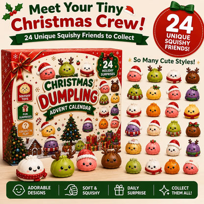 🔥Last Day Promotion 49% OFF🔥 - 2026 Christmas Mini Squishies Advent Calendar-24 Days of Squishy Christmas Surprises 🎄