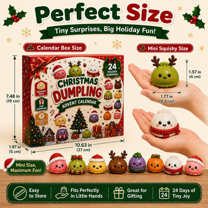 🔥Last Day Promotion 49% OFF🔥 - 2026 Christmas Mini Squishies Advent Calendar-24 Days of Squishy Christmas Surprises 🎄