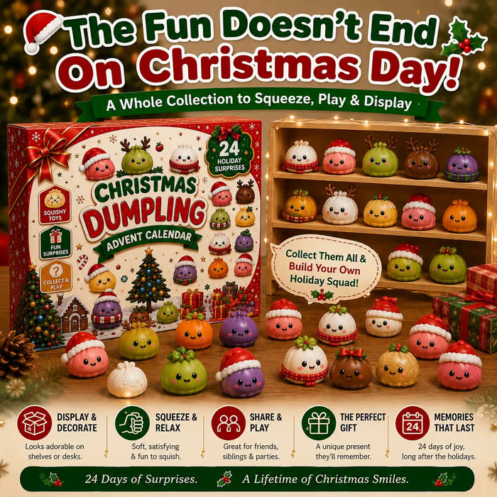 🔥Last Day Promotion 49% OFF🔥 - 2026 Christmas Mini Squishies Advent Calendar-24 Days of Squishy Christmas Surprises 🎄