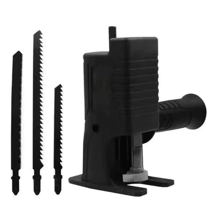 🔧1 Count Reciprocating Saw Attachment for Drill, DIY Tool for Home Renovation, Wood & PVC Cutting Helper